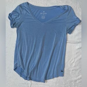 Light blue American Eagle soft&sexy v neck